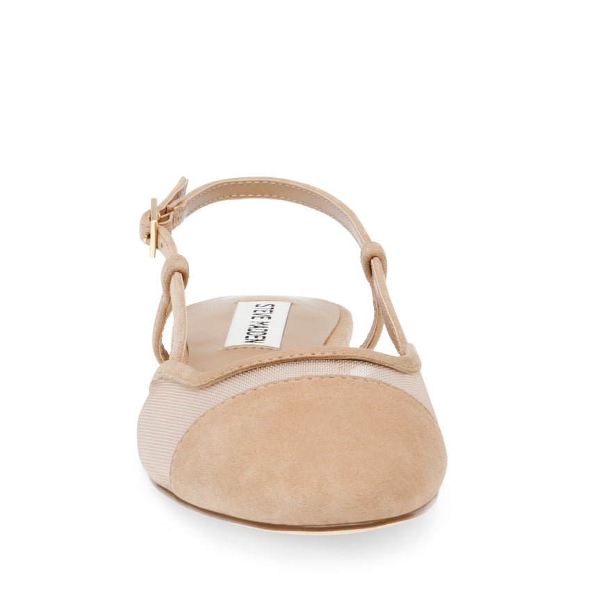 Belinda-M Flat Shoe TAN SUEDE