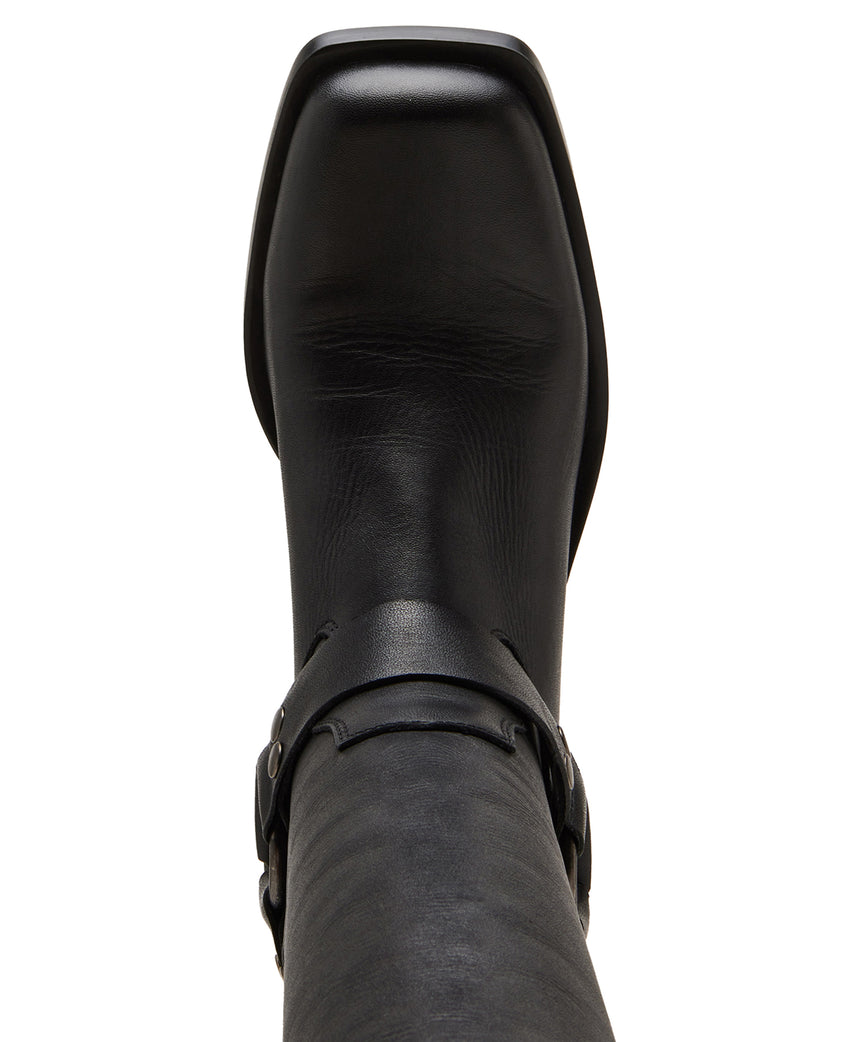 Ruskin Boot Schwarz Leder