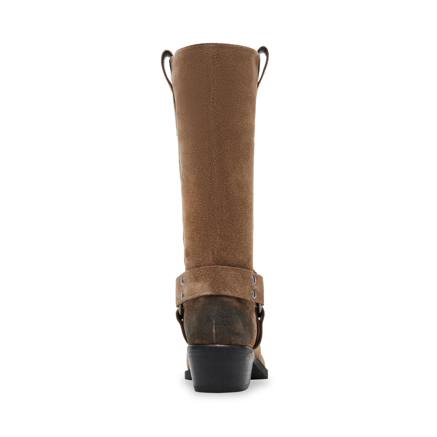Ruskin Boot Taupe Veloursleder