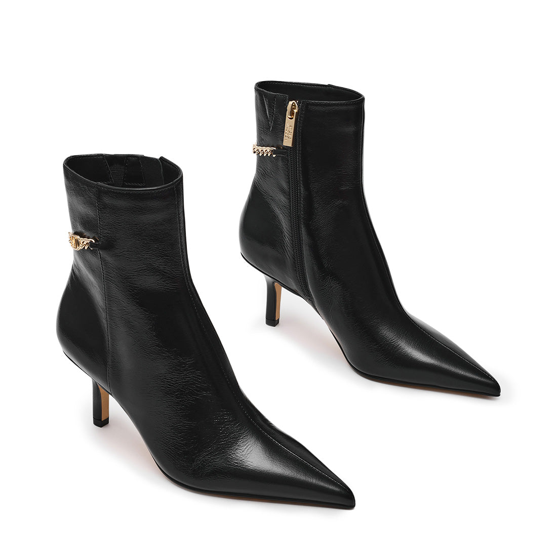 Auora Bootie BLACK LEAT