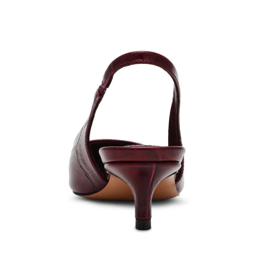 Kittie2 Pump WINE CROCO