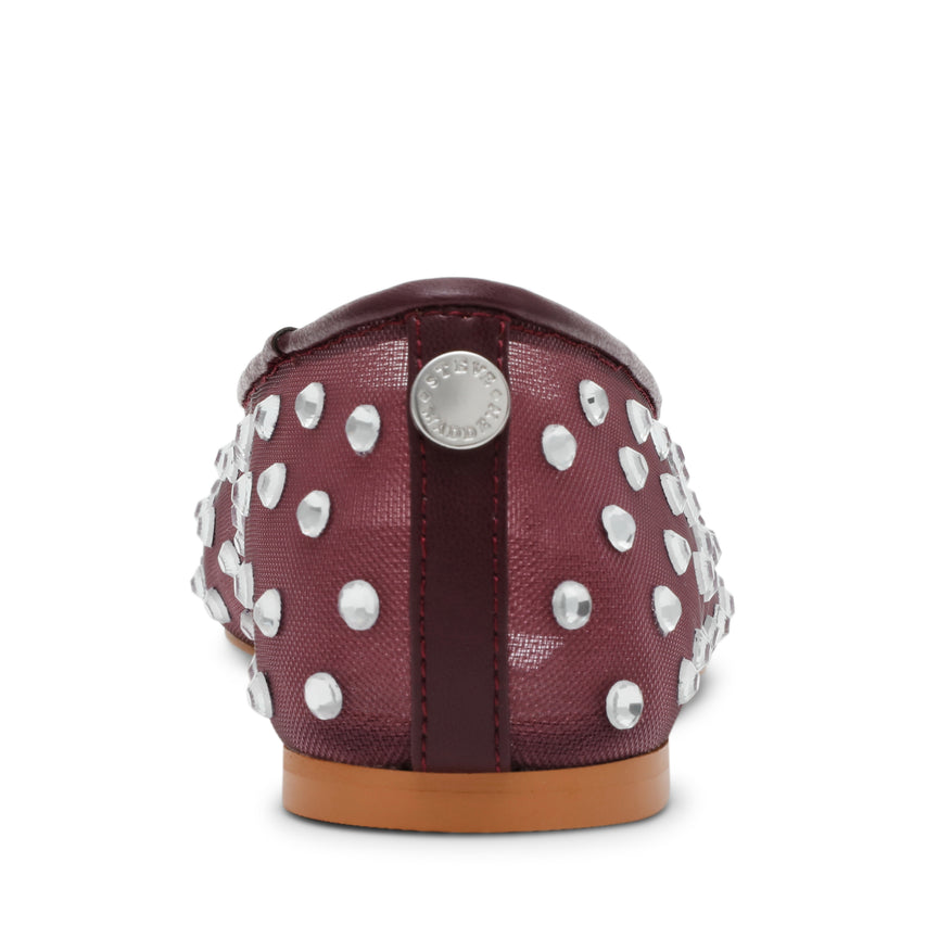 Viv Flat Shoe DK CHERRY LACQ