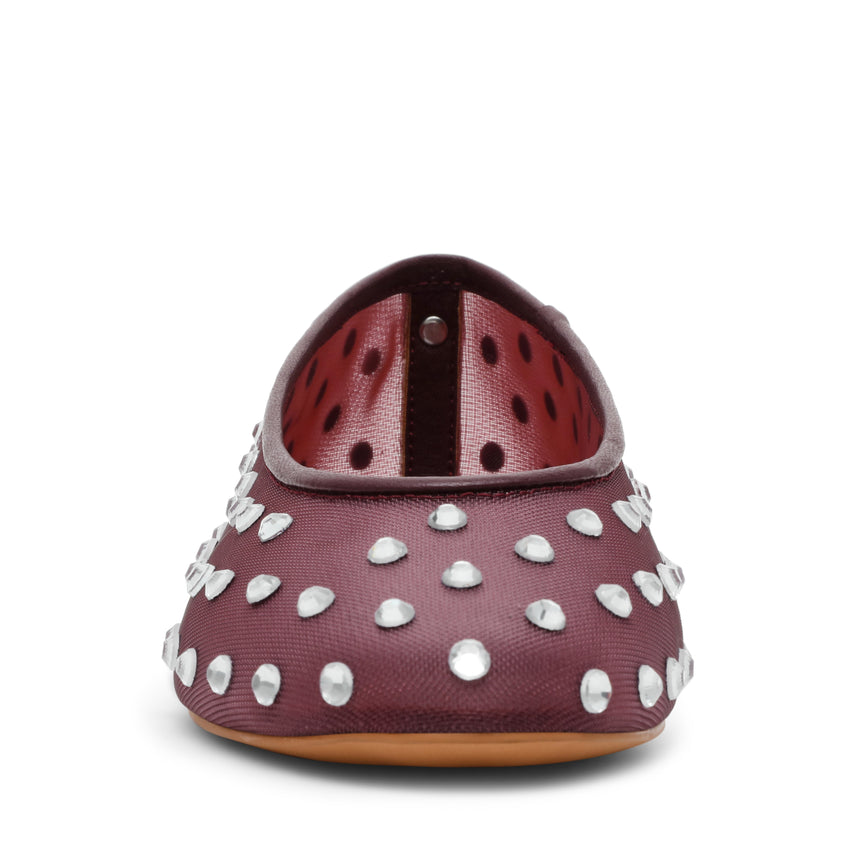 Viv Flat Shoe DK CHERRY LACQ