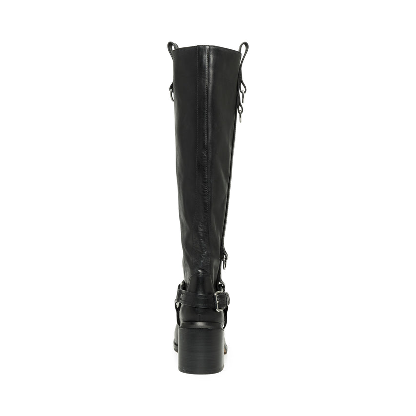 Vase Boot BLACK LEATHER