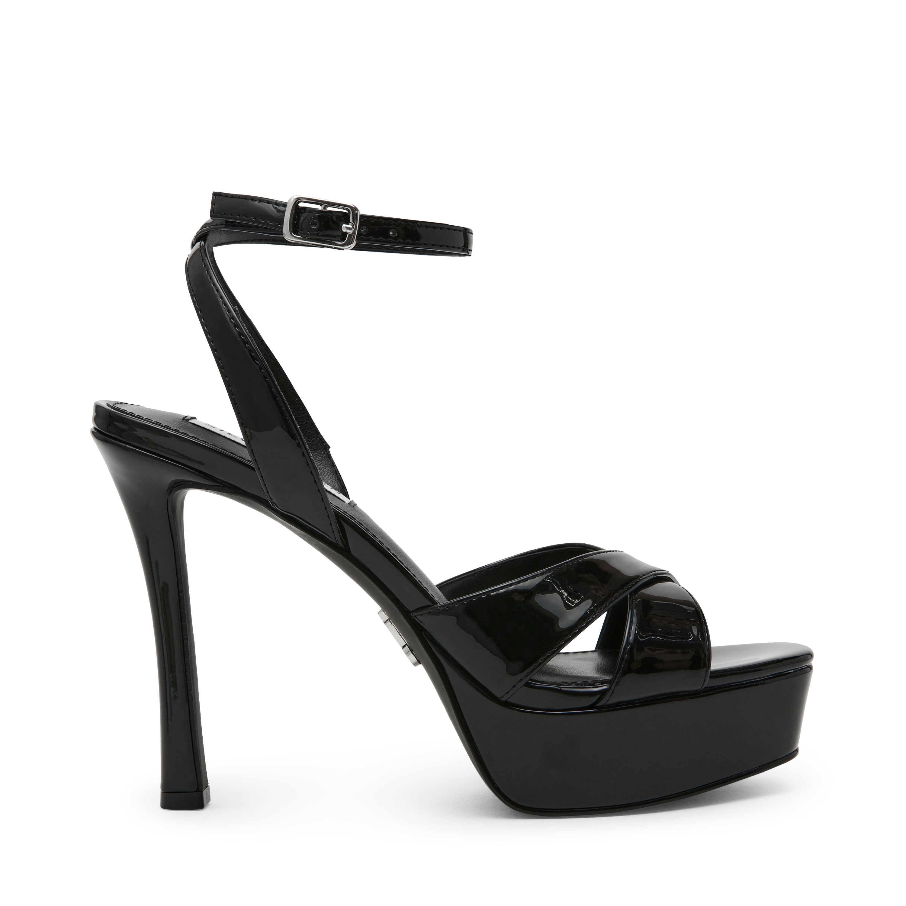 Raids Sandal BLK PATENT