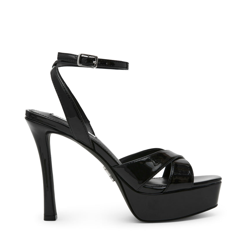 Raids Sandal BLK PATENT