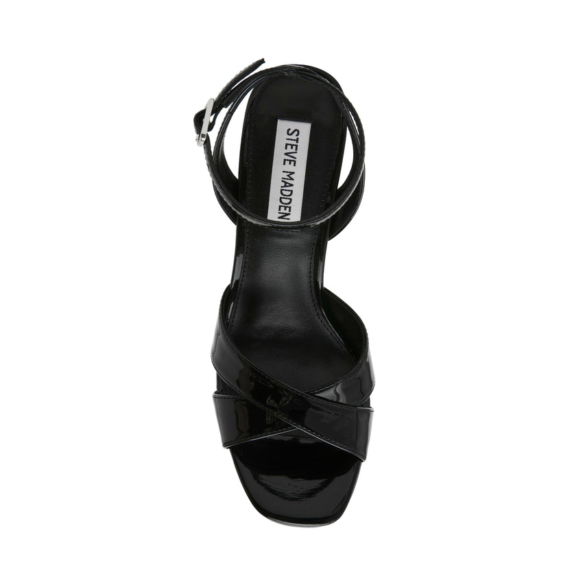 Raids Sandal BLK PATENT - view 6