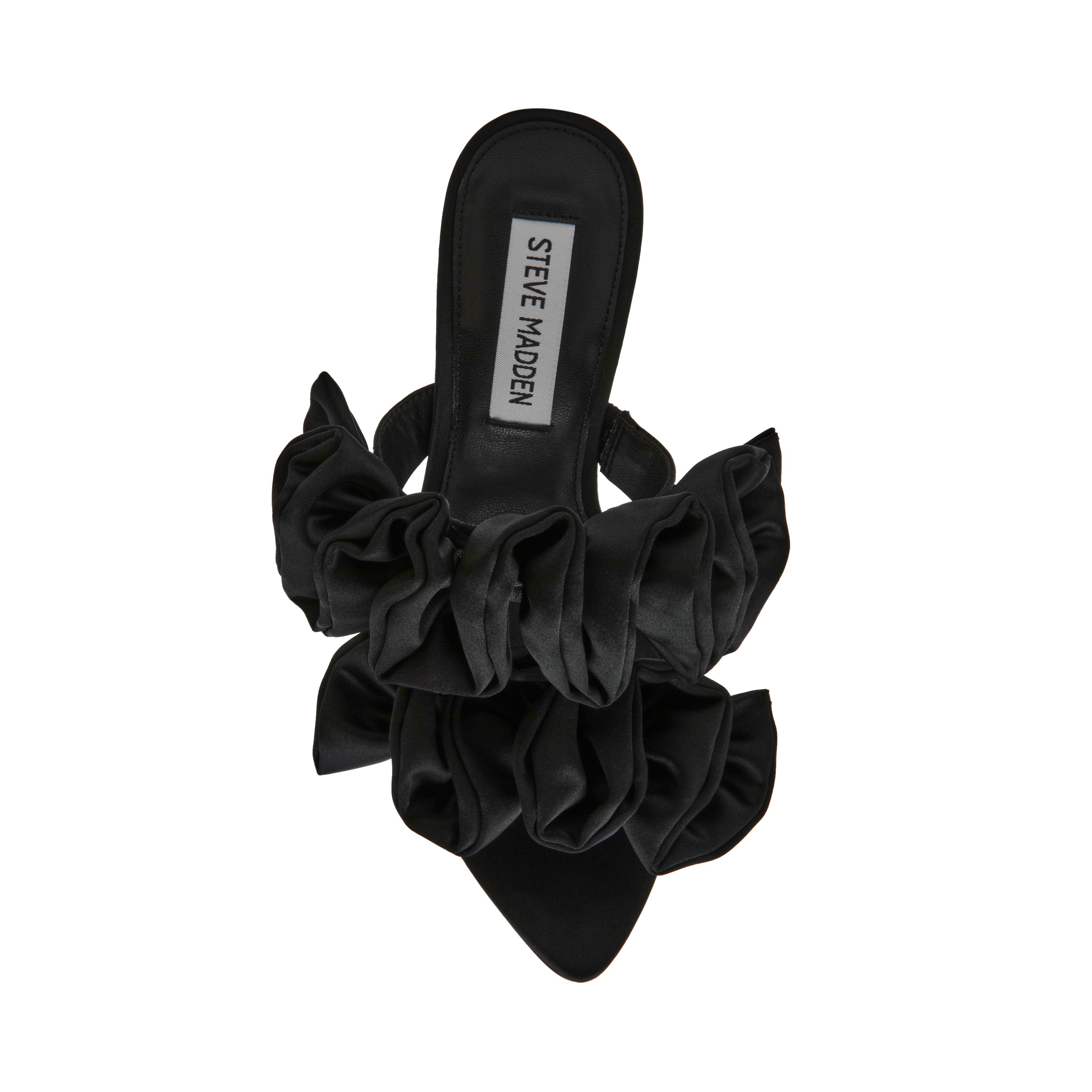 Aalina Sandal BLK SATIN - view 3