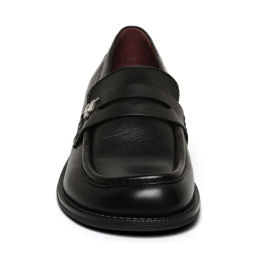 Iggy Flat Shoe BLACK/BURGUNDY - view 3