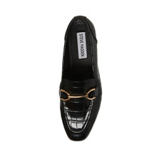 Steve Madden Carrine Loafer BLACK CROCO Flat shoes All Products