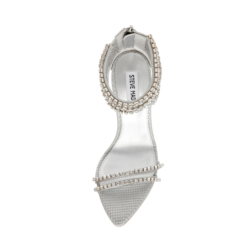 Steve Madden Bonjour Sandal SILVER Sandals All Products