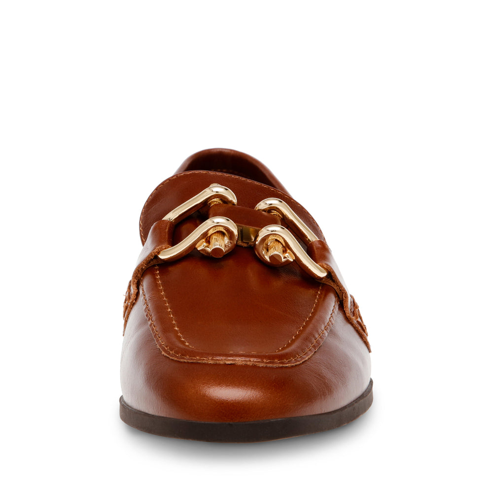 Steve Madden Candidly Loafer BROWN LEATHER Flat shoes All Products