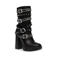 Steve Madden Razor Sharp Bootie BLK ACTION LEATHER Ankle boots 90's Nostalgia