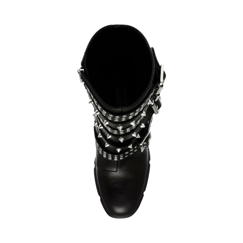 Steve Madden Razor Sharp Bootie BLK ACTION LEATHER Ankle boots 90's Nostalgia