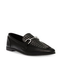 Steve Madden Carrine-S Loafer BLK/SIL STUDS Flat shoes All Products