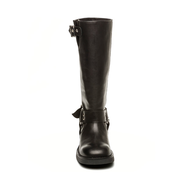 Beau Boot BLACK LEATHER Steve Madden Europe