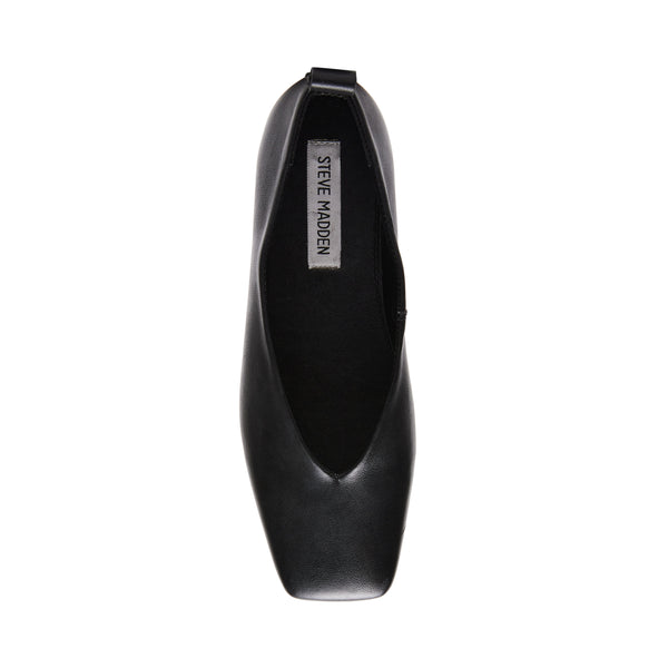 Fosse Flat Shoe BLACK LEATHER Steve Madden Europe