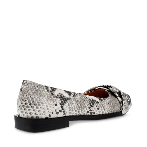 Black and white snake print shoes online