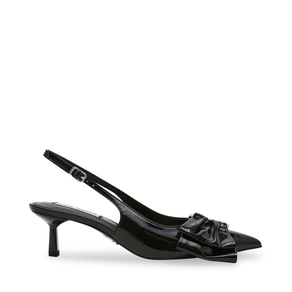 Black patent leather slippers online