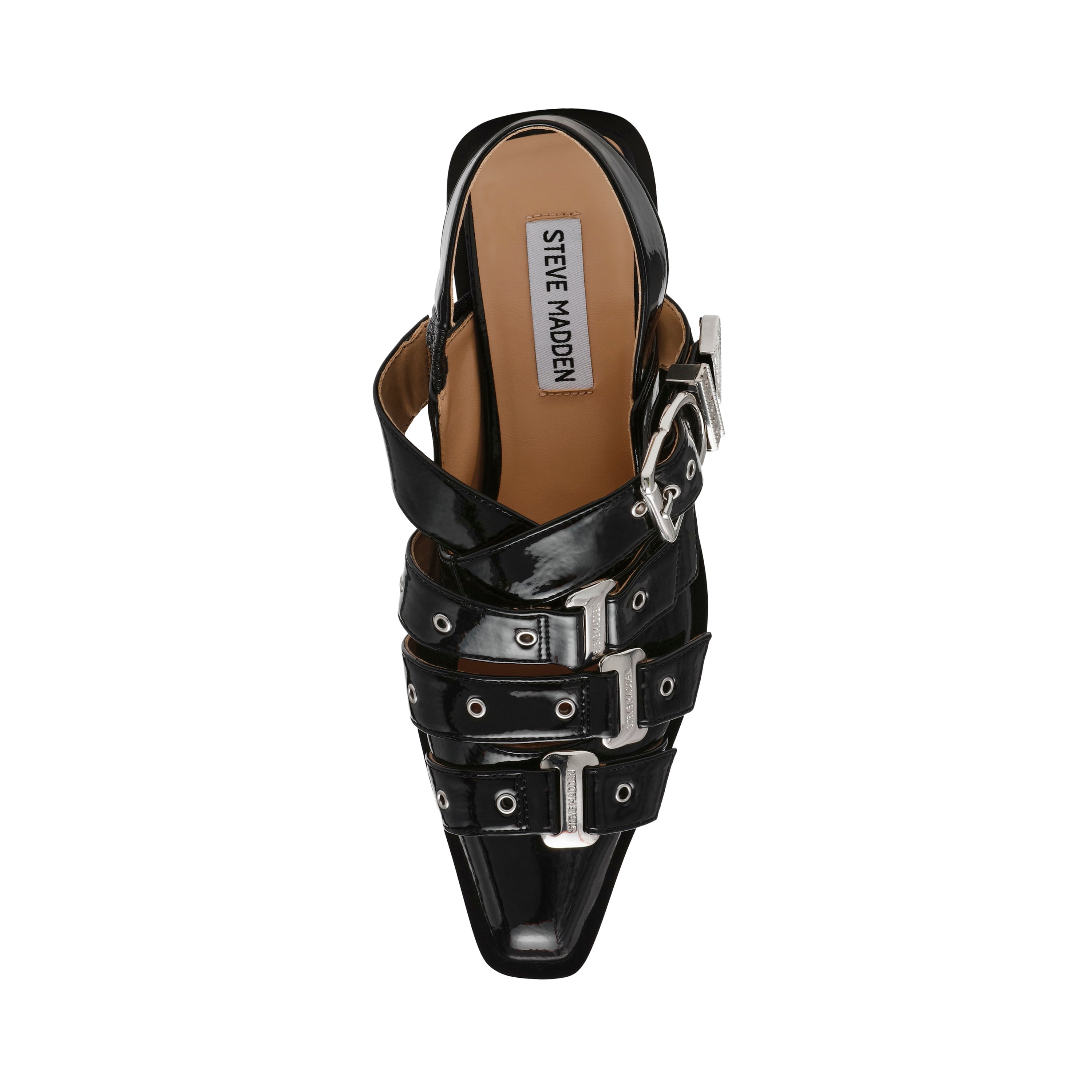 Gari Flat Shoe BLACK CRINKLE