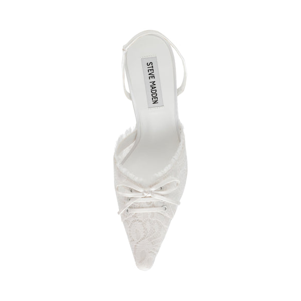 Serenade-L Pump WHT LACE