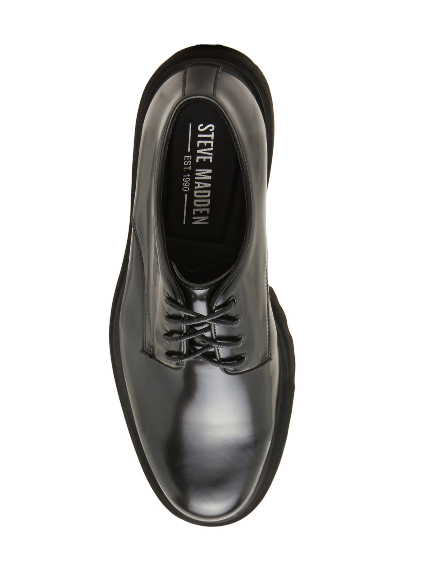 Motala Flat Shoe BLACK LEATHER - view 6