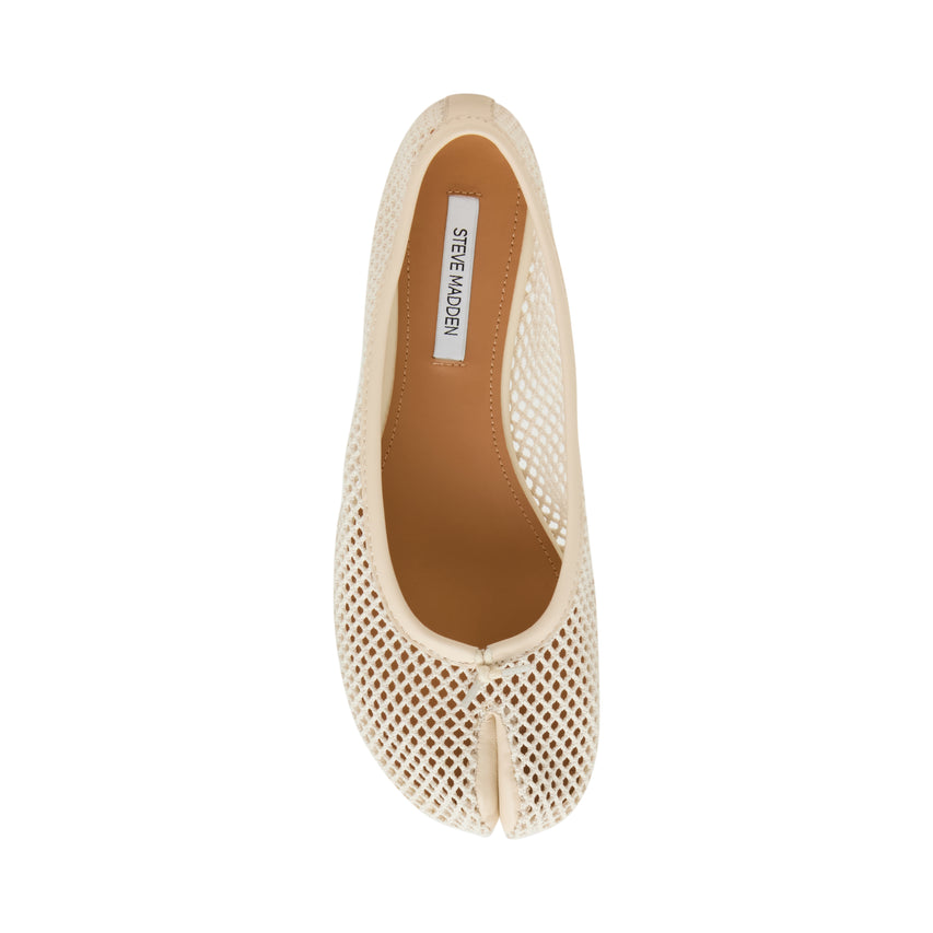 Calico-Mesh Flat Shoe BONE - view 5