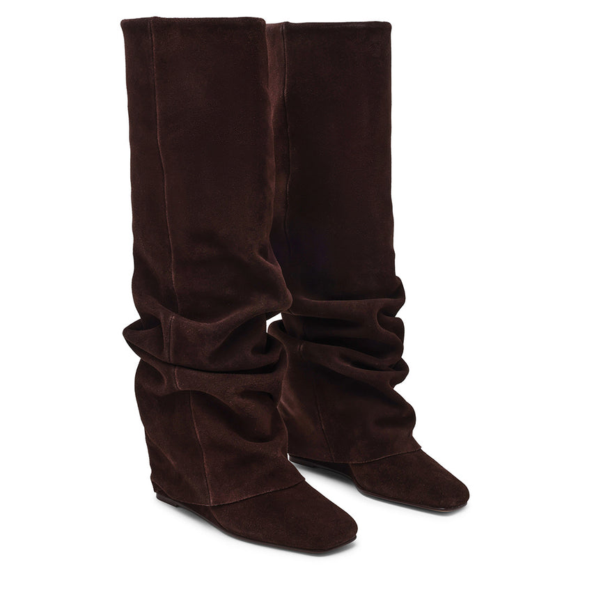Dash Line Boot CHOCOLATE BROWN SUEDE - view 2