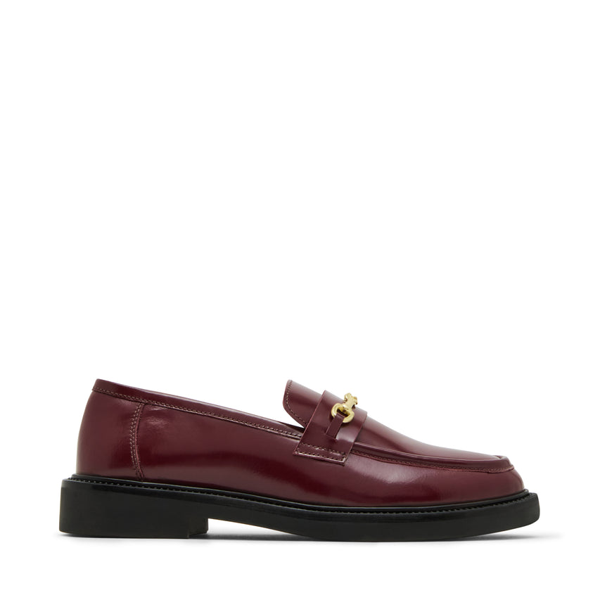 Huddles Flat Shoe BUR BOX LEA