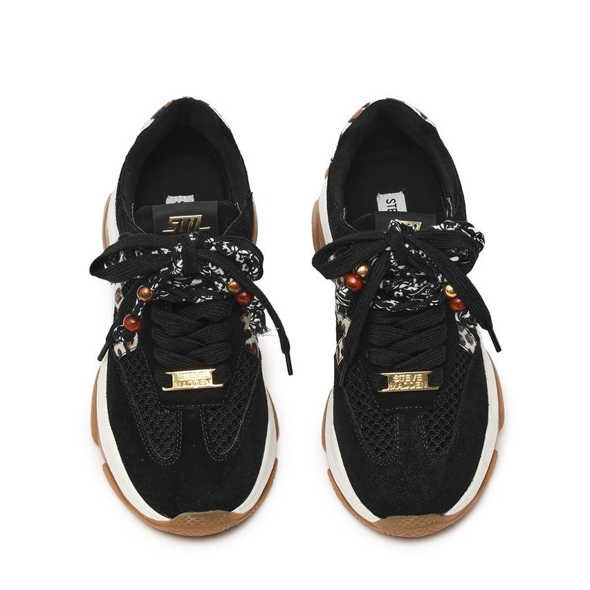 Maxfield Sneaker BLACK SUED - view 4