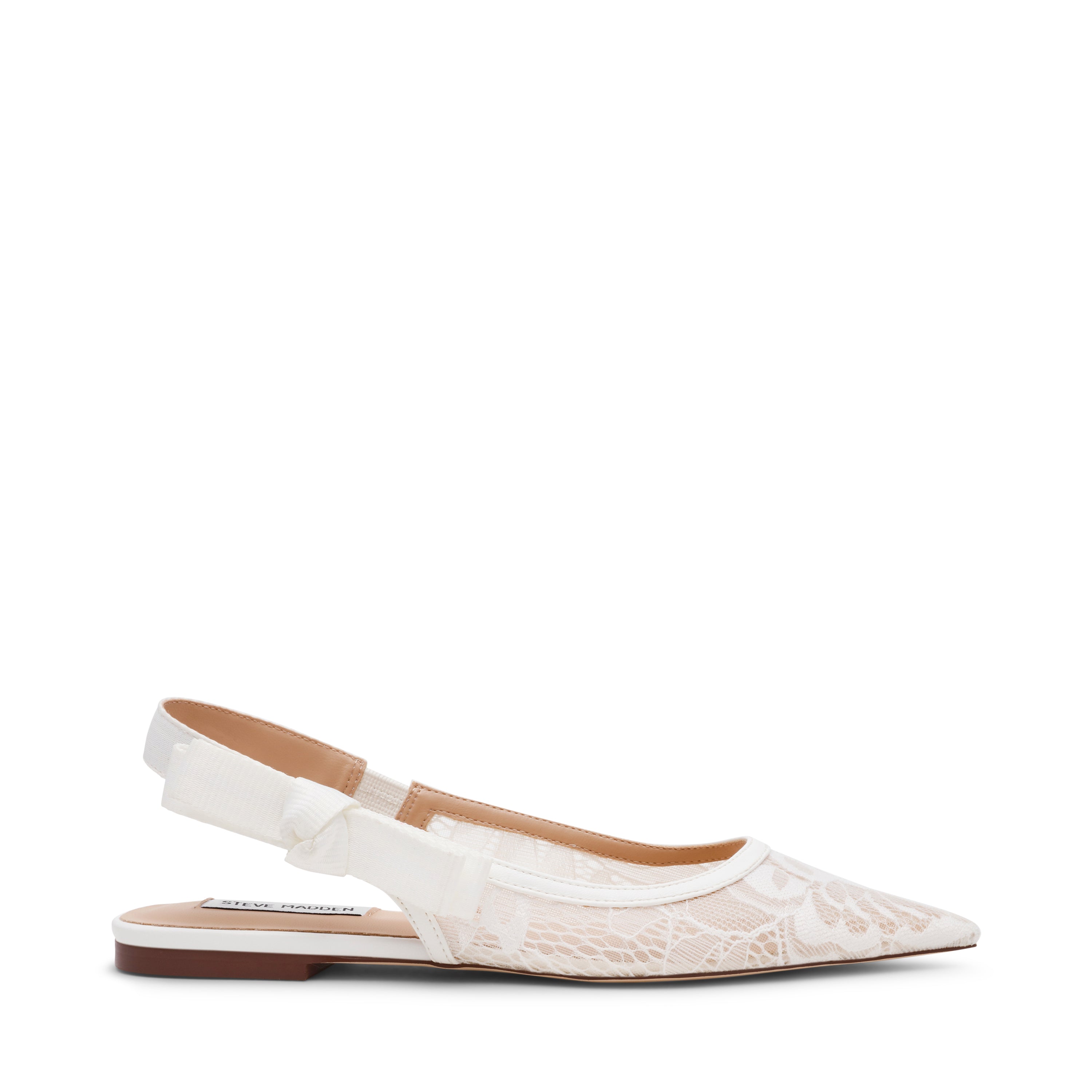 Olyvia-L Flat Shoe WHITE LACE