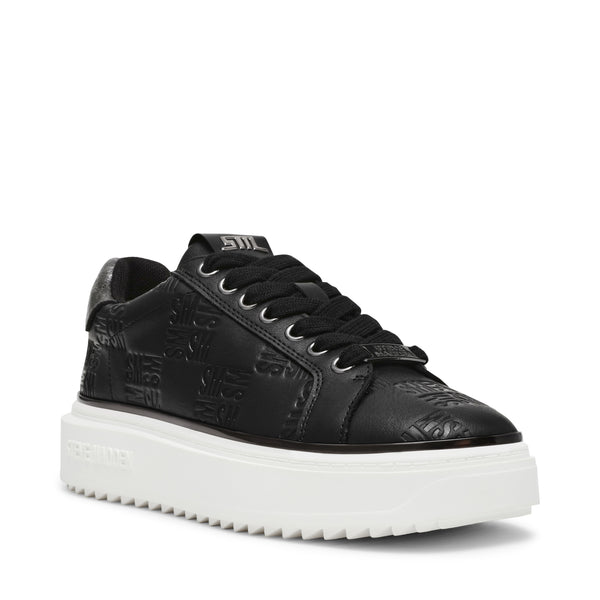 Black steve madden platform sneakers online