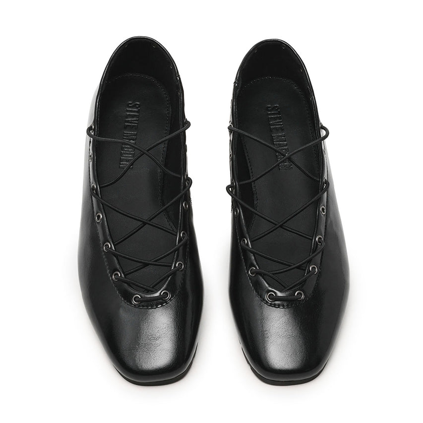 Pointe Flat Shoe BLACK