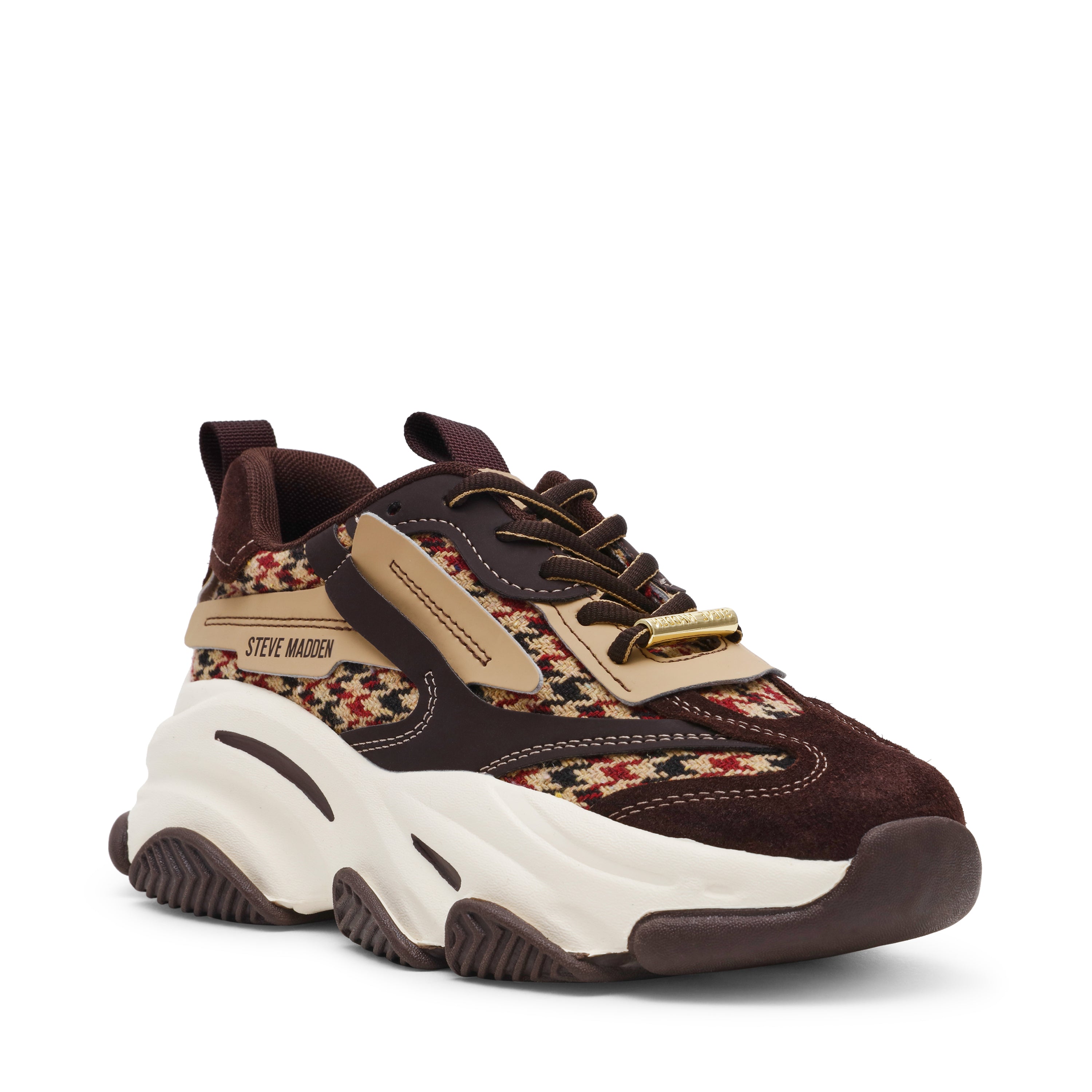 Possession-E Sneaker BRN PLAID