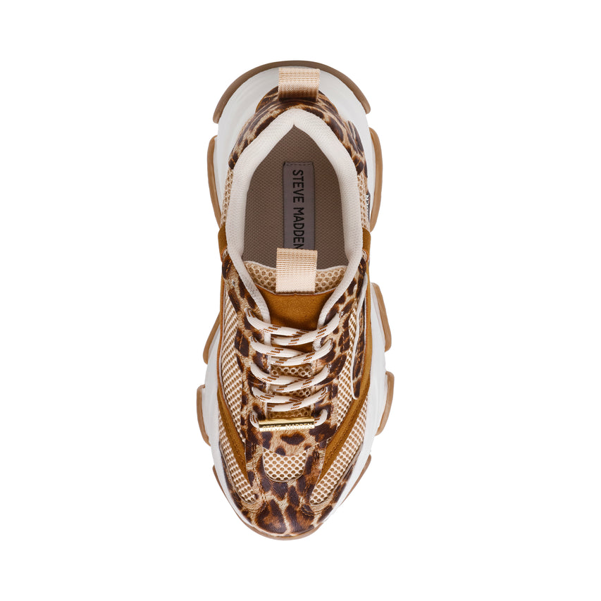 Possession-E Sneaker LEOP/TAN