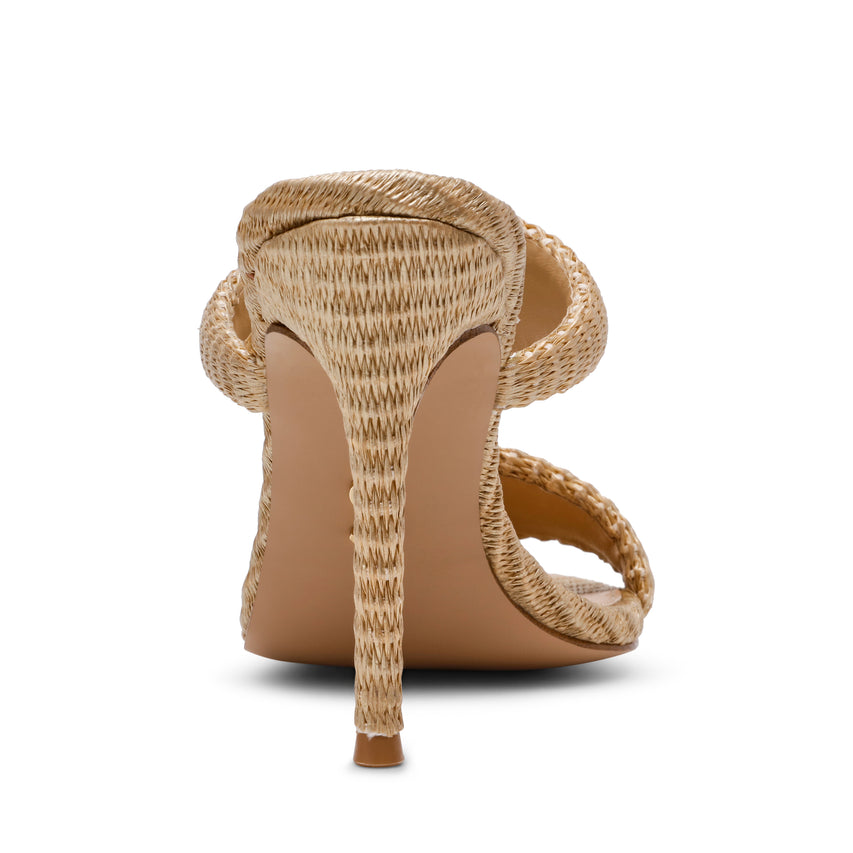 Saturn-CN Sandal GOLD RAFFIA - view 4