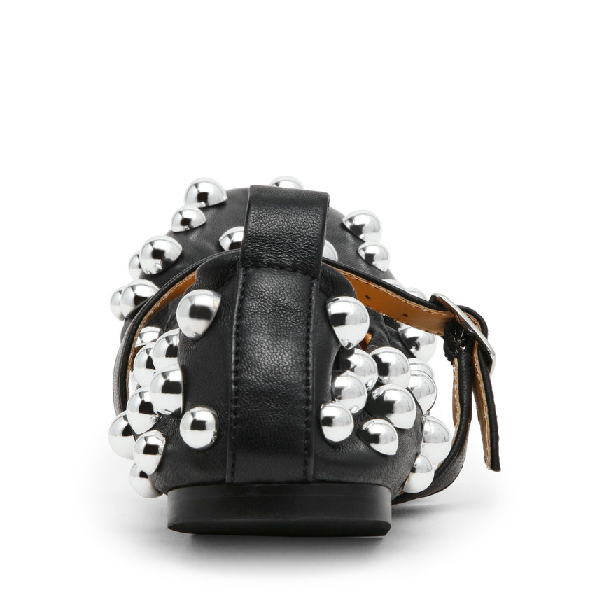 Sunrays Flat Shoe BLACK LEATHER