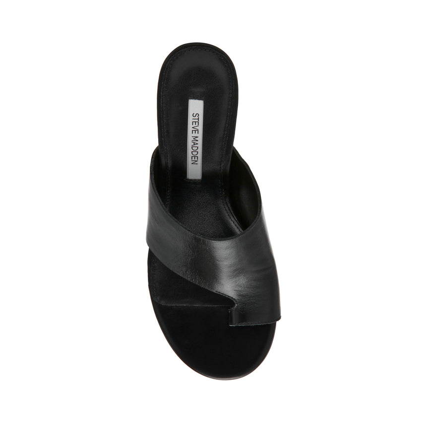 Valentin Sandal BLACK LEATHER - view 6