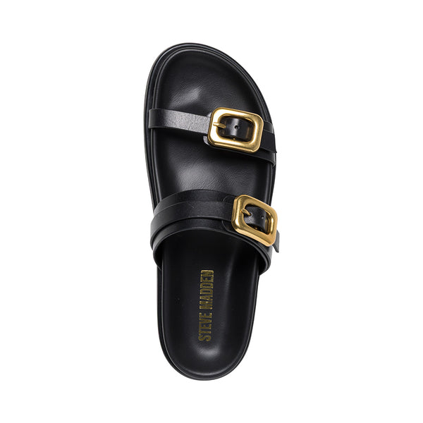 Zaz Slide BLACK LEATHER