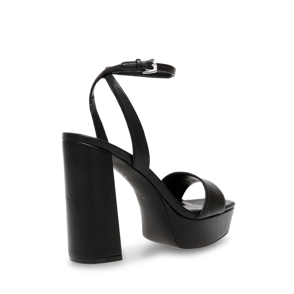 Steve Madden Lessa Sandal BLACK Sandals All Products