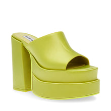Steve Madden Cagey Sandal LIME SATIN Sandals All Products