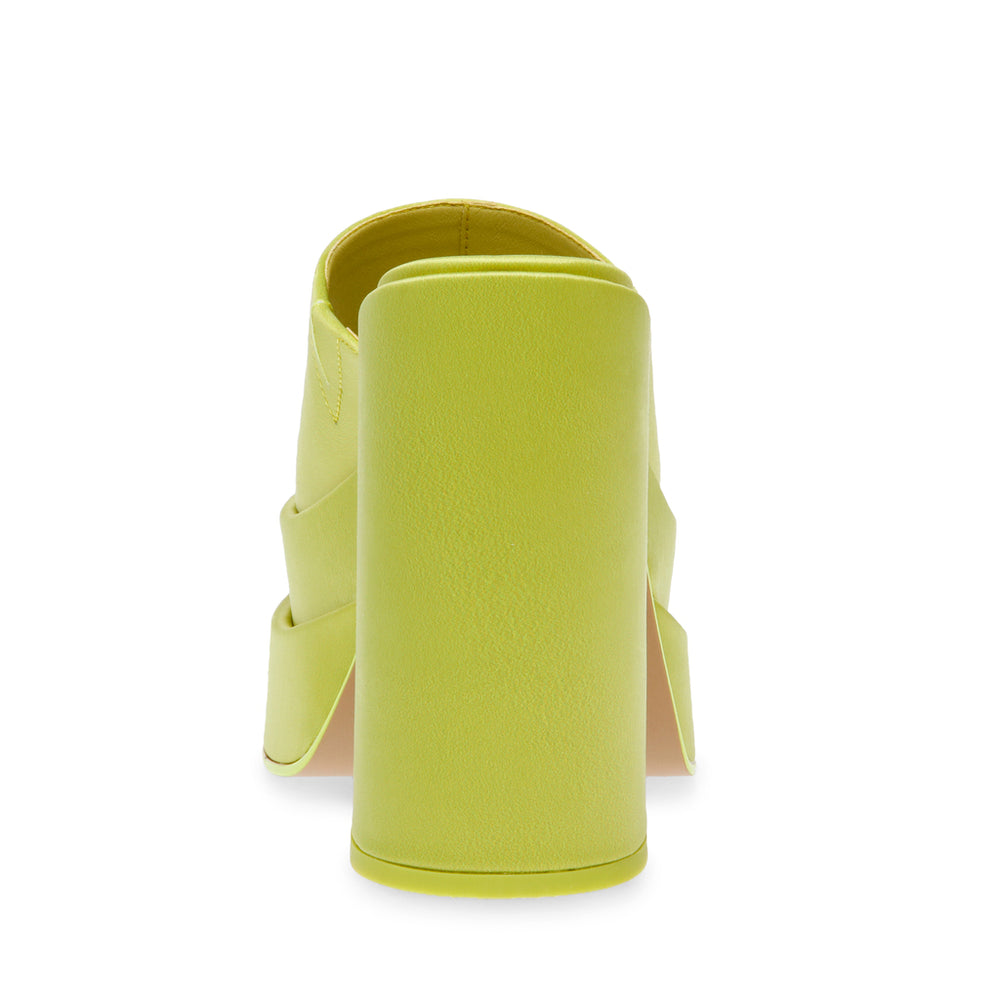 Steve Madden Cagey Sandal LIME SATIN Sandals All Products