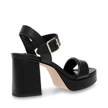 Steve Madden Freefall Sandal BLACK LEATHER Sandals All Products