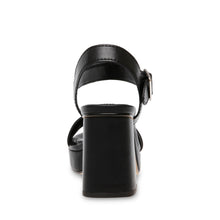 Steve Madden Freefall Sandal BLACK LEATHER Sandals All Products