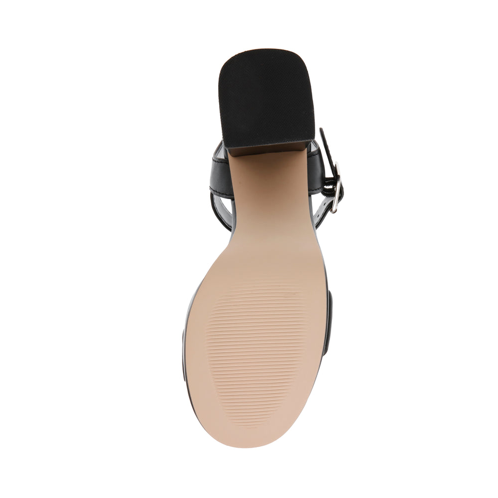 Steve Madden Freefall Sandal BLACK LEATHER Sandals All Products