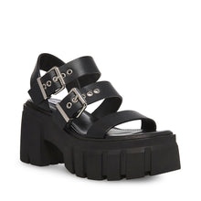 Steve Madden Locate Sandal BLK ACTION LEATHER Sandals All Products