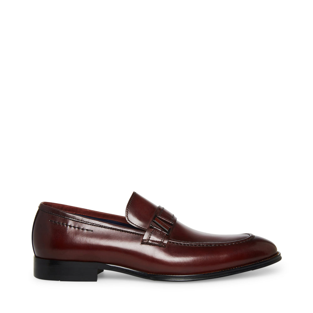 Steve Madden Men Dulos Loafer BURGUNDY LEATHER Casual All Products