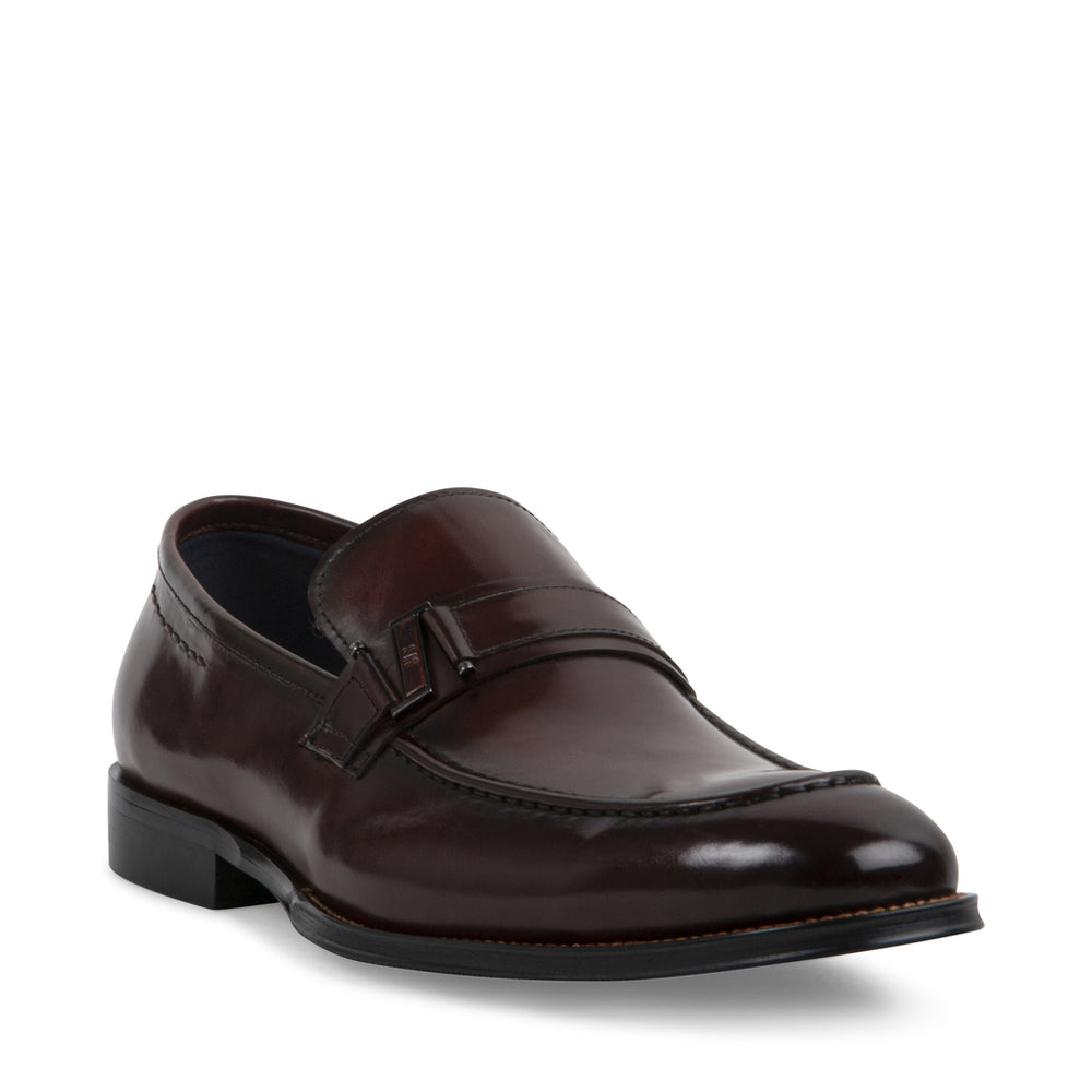 Steve Madden Men Dulos Loafer BURGUNDY LEATHER Casual All Products