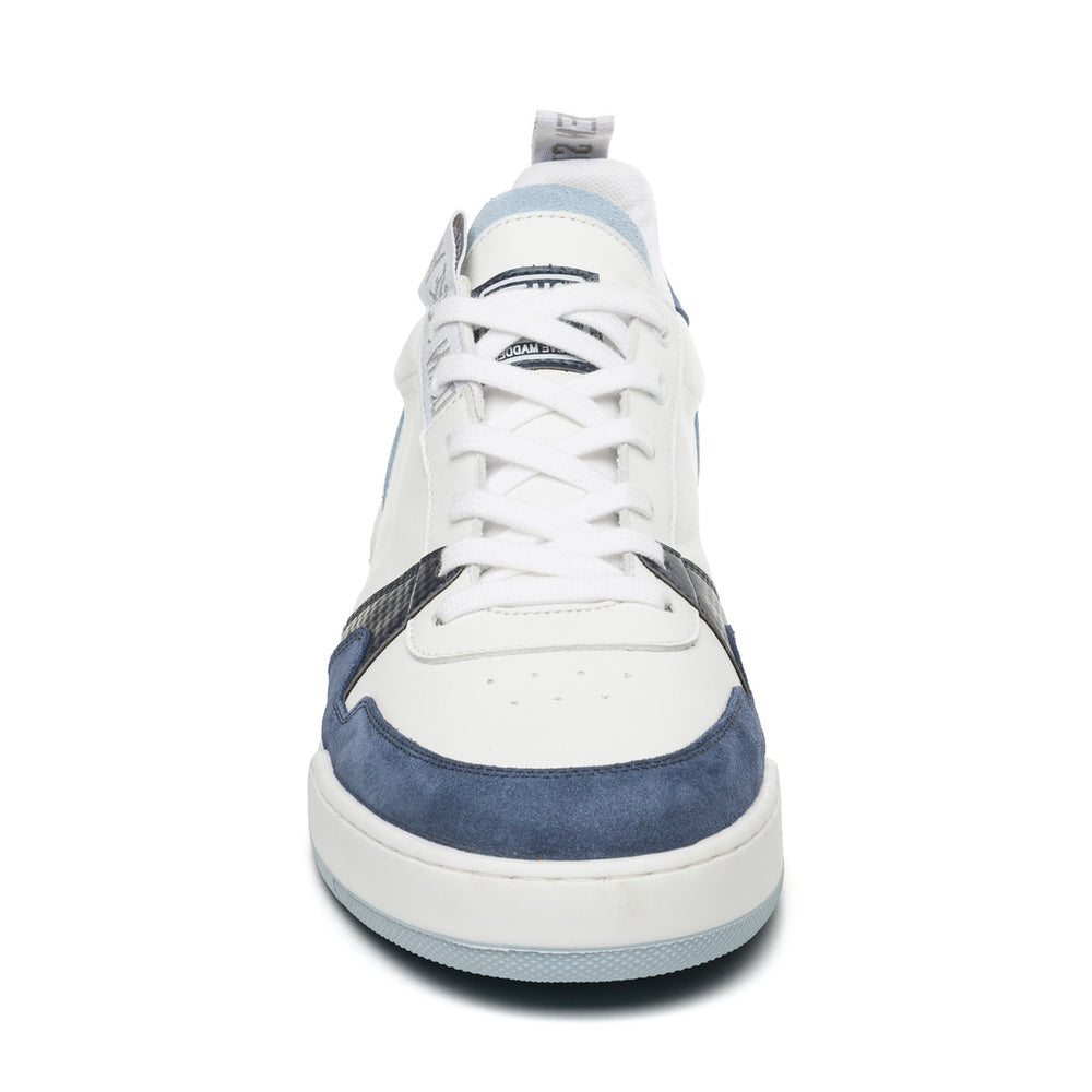 Steve Madden Men Kean-M Sneaker WHT/LT BLUE Sneakers All Products