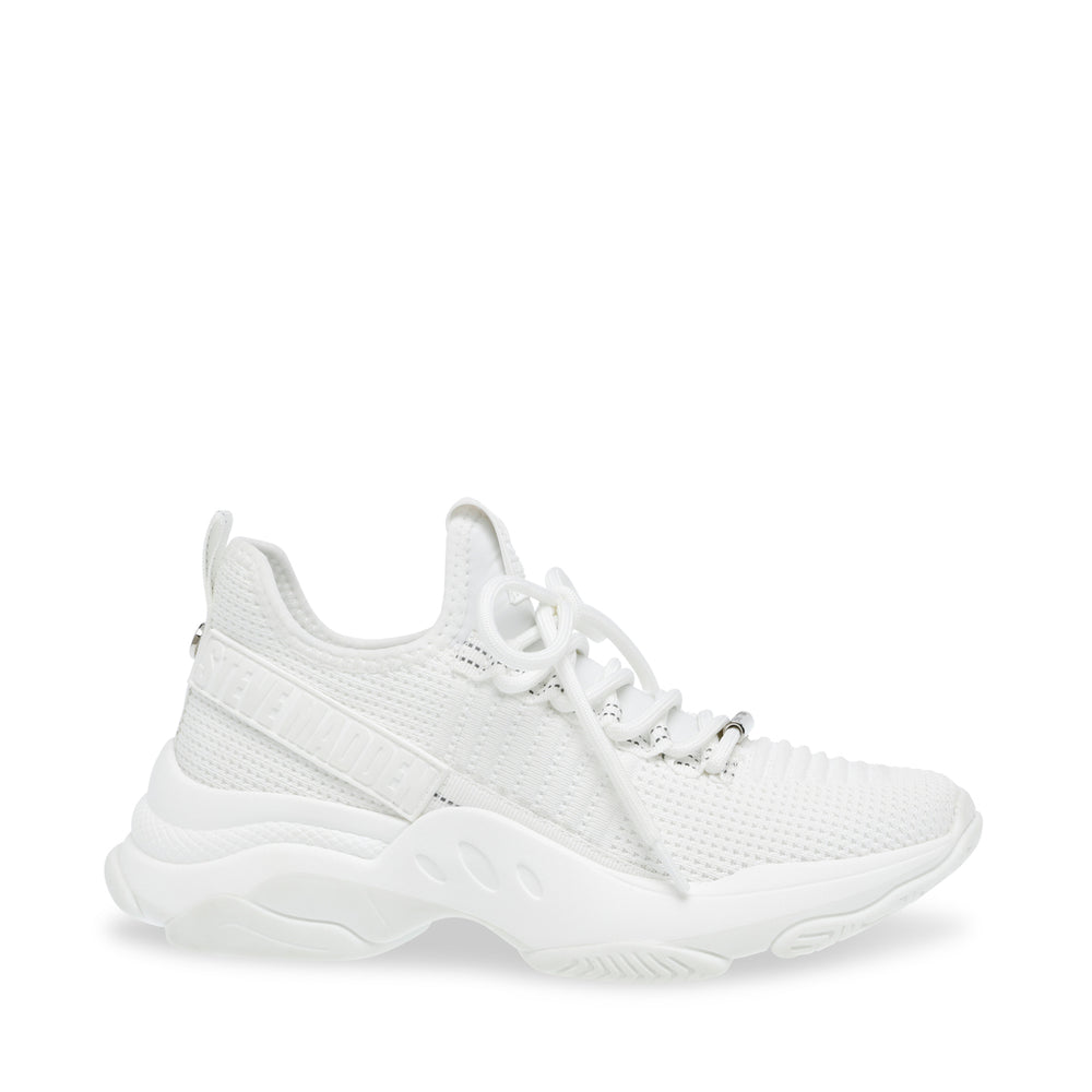 Steve Madden Mac-E Sneaker WHITE/WHITE Sneakers All Products